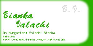 bianka valachi business card